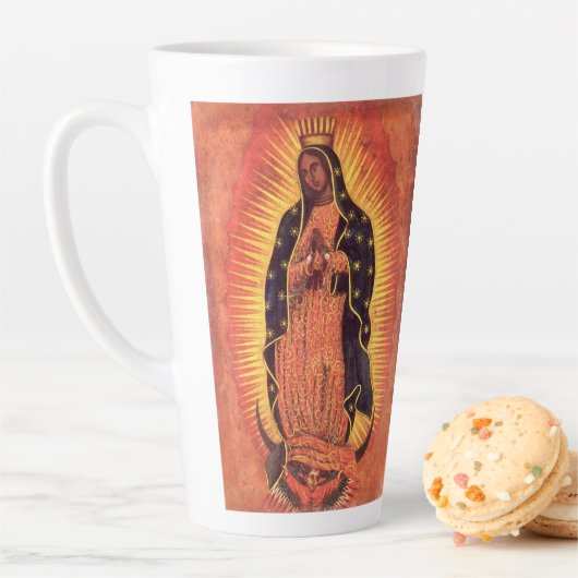 religie Maagd Mary Our Lady of Guadalupe Latte Mok (In situ)