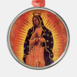  religie Maagd Mary Our Lady of Guadalupe Metalen Ornament
