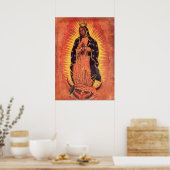  religie Maagd Mary Our Lady of Guadalupe Poster (Keuken)