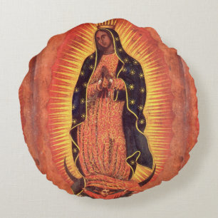  religie Maagd Mary Our Lady of Guadalupe Rond Kussen