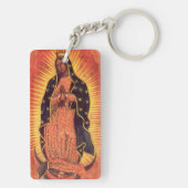  religie Maagd Mary Our Lady of Guadalupe Sleutelhanger (achterkant)