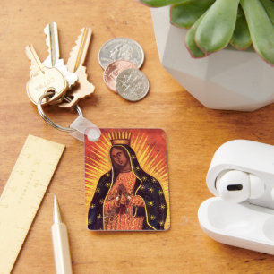 religie Maagd Mary Our Lady of Guadalupe Sleutelhanger