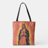  religie Maagd Mary Our Lady of Guadalupe Tote Bag (Achterkant)