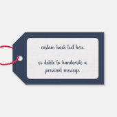  religie, Mannen met ster van Bethlehem Cadeaulabel (Achterkant Horizontaal)