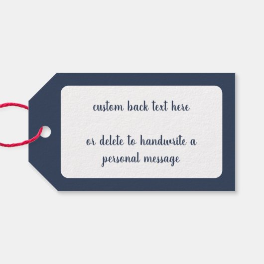  religie, Mannen met ster van Bethlehem Cadeaulabel (Achterkant Horizontaal)