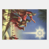  religie, Mannen met ster van Bethlehem Inpakpapier Vel (Voorkant 3)