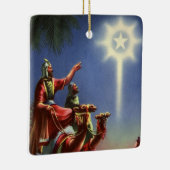  religie, Mannen met ster van Bethlehem Keramisch Ornament (Rechts)
