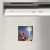  religie, Mannen met ster van Bethlehem Magneet (Insitu (Vaatwasser))