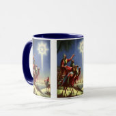 religie, Mannen met ster van Bethlehem Mok (Voorkant links)