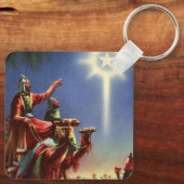  religie, Mannen met ster van Bethlehem Sleutelhanger (Achterkant)