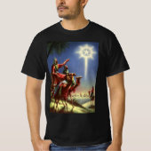  religie, Mannen met ster van Bethlehem T-shirt (Voorkant)
