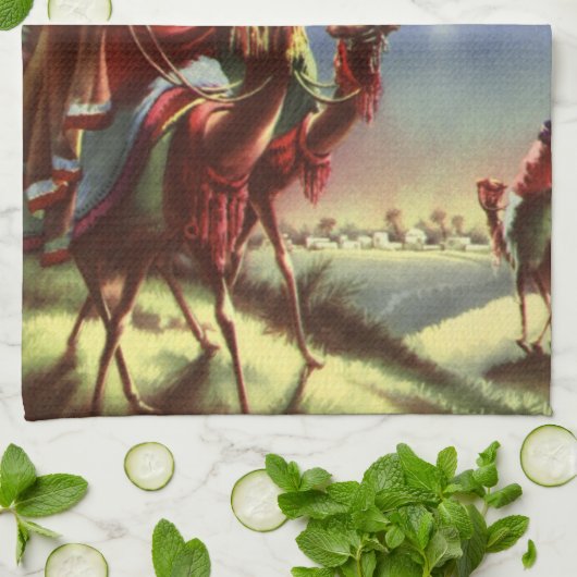 religie, Mannen met ster van Bethlehem Theedoek (Gevouwen)