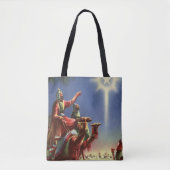 religie, Mannen met ster van Bethlehem Tote Bag (Voorkant)