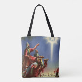 religie, Mannen met ster van Bethlehem Tote Bag (Achterkant)