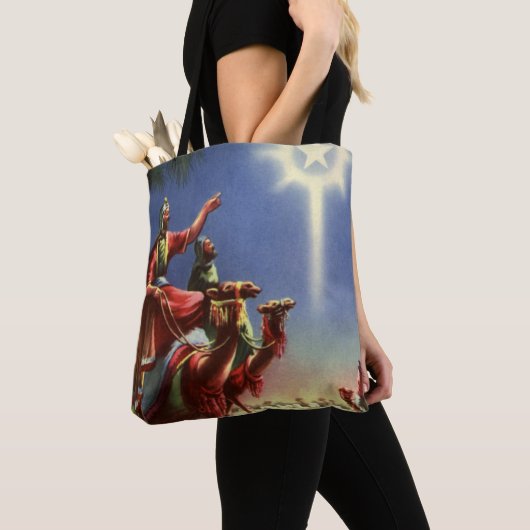 religie, Mannen met ster van Bethlehem Tote Bag (Dichtbij)