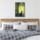  religie, non die een orgaan in de kerk speelt canvas afdruk (Insitu (Slaapkamer))