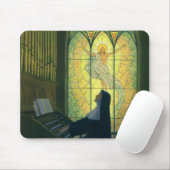  religie, non die een orgaan in de kerk speelt muismat (Met muis)