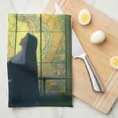  religie, non die een orgaan in de kerk speelt theedoek (Quarter Fold)