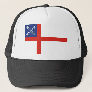 religie onder de episcopische vlag kruiper trucker pet