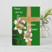 Religie paasmaanuitnodiging kaart (Staand voorkant)