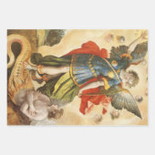  religie, Saint Michael Defeats Lucifer Inpakpapier Vel (Voorkant 2)