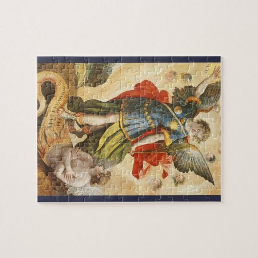  religie, Saint Michael Defeats Lucifer Legpuzzel (Horizontaal)