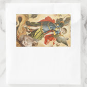  religie, Saint Michael Defeats Lucifer Rechthoekige Sticker (Tas)