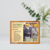 Religie, Sikh-overtuigingen Briefkaart (Staand voorkant)