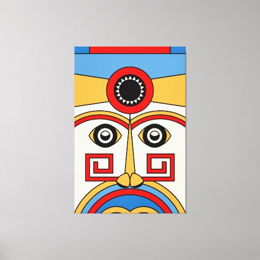 Religie Tiki Canvas Afdruk (Voorkant)