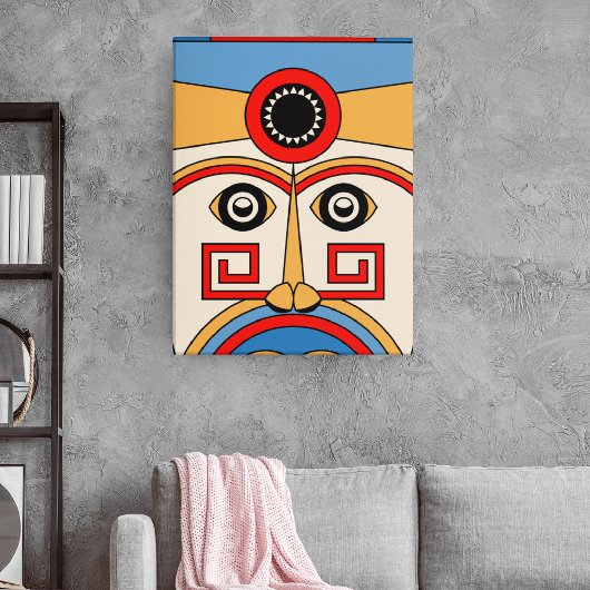 Religie Tiki Canvas Afdruk