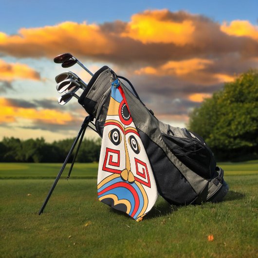 religie tiki golfhanddoek