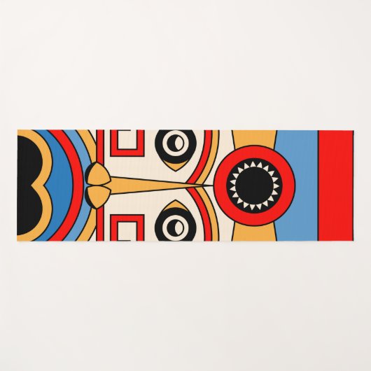 religie tiki yogamat (Voorkant (horizontaal))