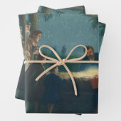  religie, verergering van de herders inpakpapier vel (In situ)