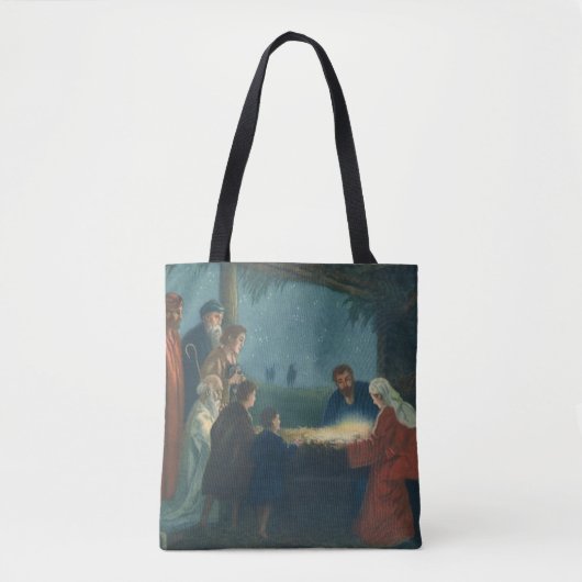  religie, verergering van de herders tote bag (Voorkant)