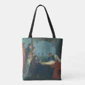  religie, verergering van de herders tote bag (Achterkant)