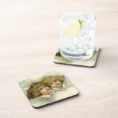  religie, Victoriaans Angels in de wolken Drankjes Onderzetter (Rechterzijde)