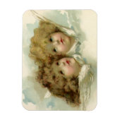  religie, Victoriaans Angels in de wolken Magneet (Verticaal)