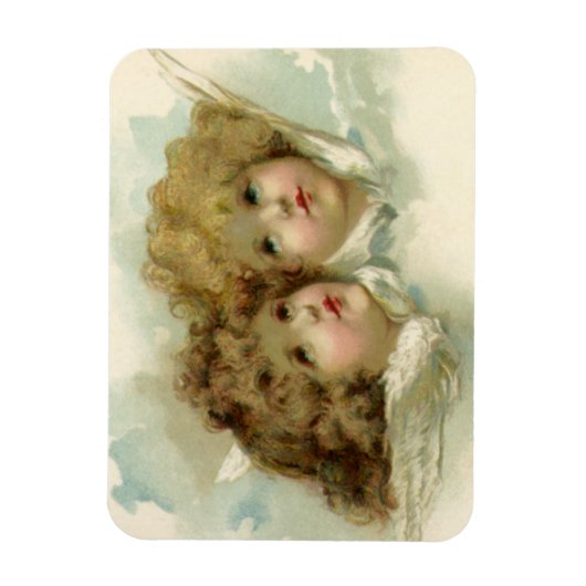  religie, Victoriaans Angels in de wolken Magneet (Verticaal)