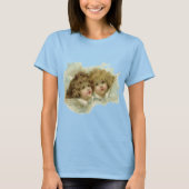  religie, Victoriaans Angels in de wolken T-shirt (Voorkant)