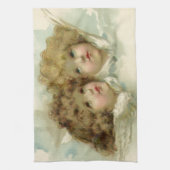  religie, Victoriaans Angels in de wolken Theedoek (Verticaal)