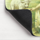  religie, Victoriaans paasengel met Lamb Muismat (Hoek)