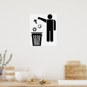 Religie Wastebin Poster (Keuken)