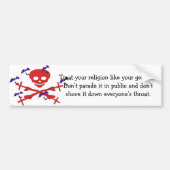 Religieadvies Bumpersticker (Voorkant)