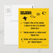 Religiedefinitie Briefkaart (Voorkant / Achterkant)