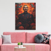 Religiegeschenk Mexico Jesus Malverde Canvas Afdruk (Insitu (Woonkamer))