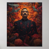 Religiegeschenk Mexico Jesus Malverde Poster (Voorkant)