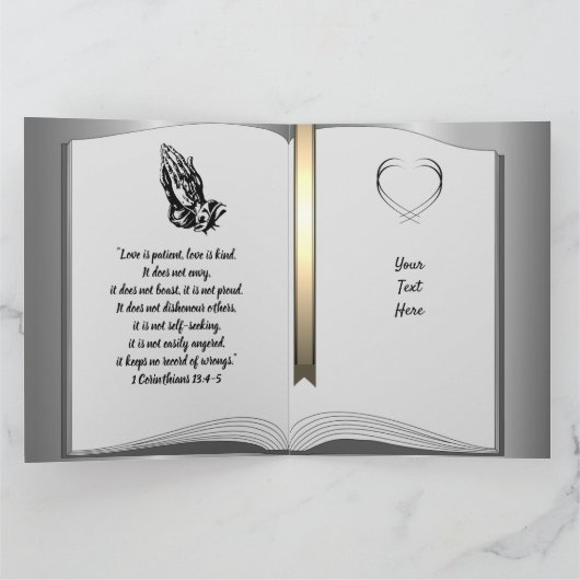 Religies Christelijk Jubileum voor vrouwen Kaart (Binnen)