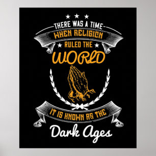 Religies regeerden de wereld in de donkere middele poster