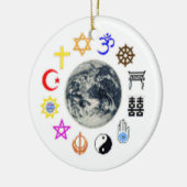 RELIGIES VAN DE WERELD KERAMISCH ORNAMENT (Links)