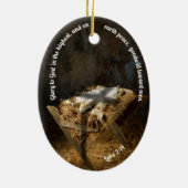 Religieus aangepaste kerst ornament (Achterkant)